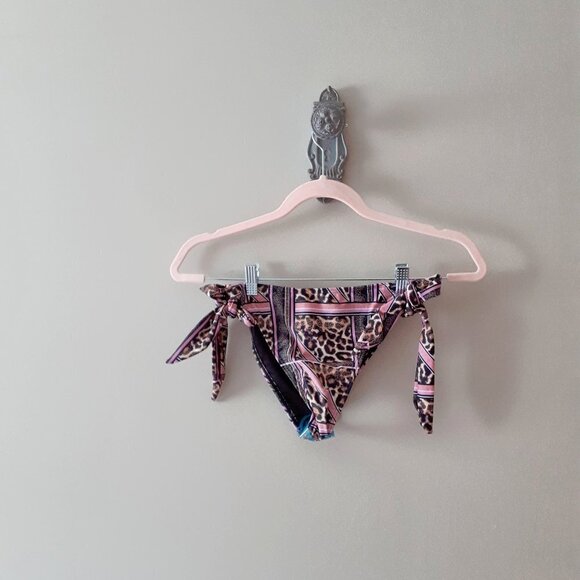 NWT Luxe Palm bandeau bikini top & tie bottom set - Picture 12 of 13